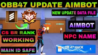 OBB47 UPDATE AIMBOT NPC NAMEAUTO HEADSHOTLOCATION HACK FREE FIRE HACK FF PANEL FF INJECTOR ANTBAN [upl. by Arrio]