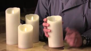 Flameless Mirage Flickering Flame Candles from Sterno Products [upl. by Gallard748]