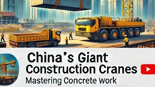 Chinas Giant Construction Cranes in Action Mastering Concrete Work [upl. by Wampler632]