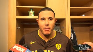 Manny Machado on his beef with Jack Flaherty message to the team amp wild night at Dodgers stadium [upl. by Akena]