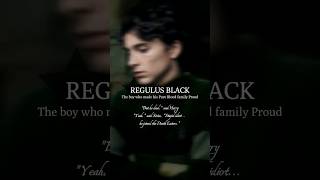 Regulus Black edit  Family Line harrypotter jkrowling hp regulusblack slytherin conangray [upl. by Enihsnus528]