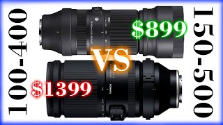 Sigma 100400mm F563 VS Tamron 150500mm F567 Comparison [upl. by Aiksas]