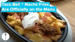 Taco Bell Nacho Fries I Spoon News [upl. by Krute]