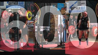 Schaffe ich 600 kg Total 🔥🔥🔥 Powerlifting Wettkampf [upl. by Occer302]