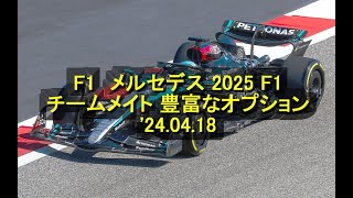 F1 メルセデス 2025 F1 チームメイト 豊富なオプション 24 04 18 [upl. by Marsh335]