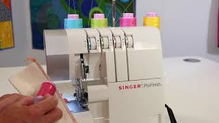 Singer 14CG754 ProFinish Serger Overlock 9 What Colors of Serger Thread Do I Really Need [upl. by Eb]