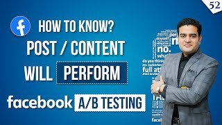 AB Testing in Facebook Post for Beginners Full Tutorial  Get best Performing Content Idea💡 [upl. by Mackler]