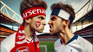 Arsenal Vs Tottenham Hotspur RAP BATTLE [upl. by Eimaraj]