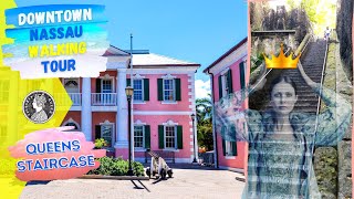 Nassau Bahamas  Downtown Nassau Walking Tour to the Queens Staircase  Port of Nassau Travel Guide [upl. by Chloras]