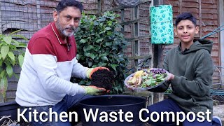 How To Make Compost From Kitchen waste in 5 Weeks  DIY Bokashi Composting at Home [upl. by Elroy323]