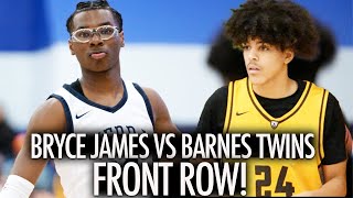 Bryce James amp Barnes Twins battle it out from the front row [upl. by Aciraa581]