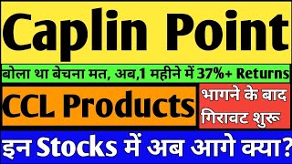 Caplin Point Share Latest News 👈CCL Products Share Latest News👈caplin point share price🎯 ccl share [upl. by Ima134]