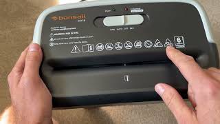 Bonsaii Paper Shredder REVIEW [upl. by Edalb991]