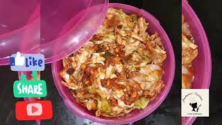 김치 Cabbage Kimchi recipe without Napa Chinese cabbage gochujang and fish sauce [upl. by Sleinad]