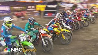 Supercross Round 15 in Foxborough  EXTENDED HIGHLIGHTS  42322  Motorsports on NBC [upl. by Alayne]