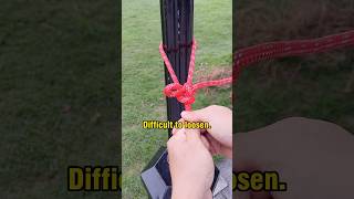 How to Tie a Rope to a Post  Perfect Knot for Securing Ropes Easy Adjustable and Easy to Release [upl. by Kelsi263]