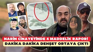 Narin cinayetinde 4 maddelik rapor Dakika dakika dehşet ortaya çıktı [upl. by Natek760]