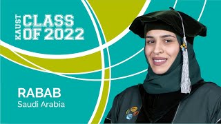 KAUST Class of 2022 Rabab [upl. by Senoj]