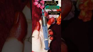 Injection mehndi cone 💉😱 injectionmehndi redmehndi syringemehndi henna trick hack newtrick [upl. by Padgett]