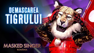 Masked Singer România A căzut ultima mască a serii Ce vedetă se afla în spatele măștii Tigrului [upl. by Sucirdor586]