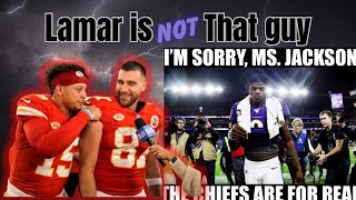 REIDampReact Sports AFC Championship REaction Sorry Ravens fansLamar is not that guy [upl. by Kcinimod63]