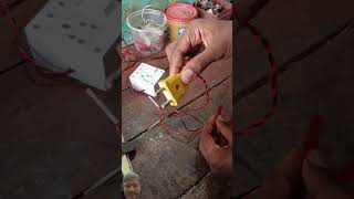 220 volts dc motor experiment shortsfeed experiment youtubeshorts diy [upl. by Niasuh]