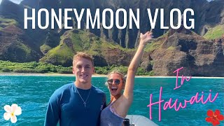 HONEYMOON VLOG  KAUAI HAWAII [upl. by Marabelle378]