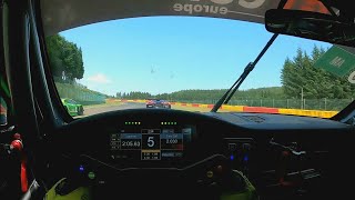 Visor cam at SpaFrancorchamps  Porsche 992 GT3 Cup  Free Practice GT Cup Open [upl. by Hollenbeck]