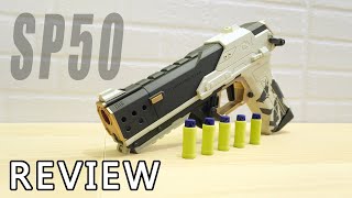 SP50 Strike Master Cyberpunk Nerf Blaster [upl. by Gaidano]