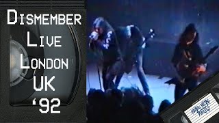 DISMEMBER Live in London UK May 8 1992 FULL CONCERT [upl. by Pachston]