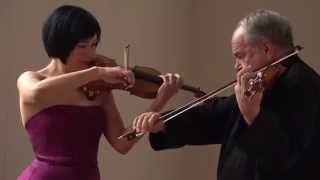 Two x Four Jennifer Koh amp Jaime Laredo perform Bach Glass Clyne and Ludwig [upl. by Devina]