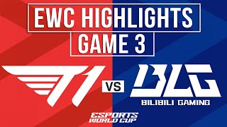 T1 vs BLG Highlights Game 3  EWC 2024 Quarterfinals  T1 vs Bilibili Gaming [upl. by Winslow860]