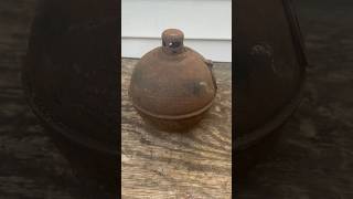 Do you know what this is The Toledo Torch Pressed Steel Co smudge pot bomb fire shorts oil [upl. by Lyle]