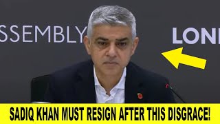 Sadiq Kahn MUST Resign For THIS He Is A DISGRACE [upl. by Madelina62]