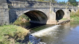 Kildwick Bridge Weir River Aire [upl. by Tyne]