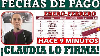 ♨️CALENDARIO DE PAGOS DE 7 MIL PESOS HOY 🎁FECHAS PAGO Enero 2025 PENSIÓN BIENESTAR💣 Monto a Recibir [upl. by Kartis]