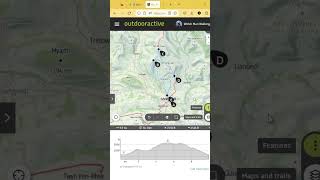 Adding a GPX file to my OutdoorActive hiking app account [upl. by Ennovihc]