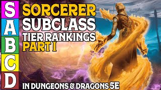 Sorcerer Subclass Tier Ranking in DampD 5e Part 1 [upl. by Llet651]