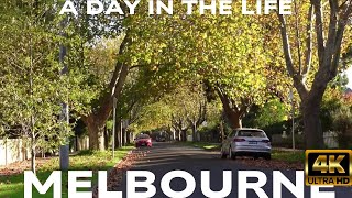 ⁴ᴷ A Day In The Life  Melbourne Autumn 2021  See All The Views Today Oh Boy  Walk With Us [upl. by Cela622]