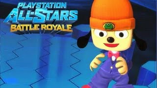 Playstation All Stars Battle Royale Parappa quotProm Kingquot Costume Review Commentary PS3 [upl. by Drandell]