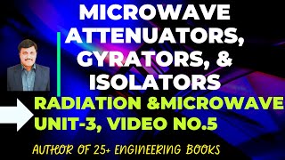 MICROWAVE ATTENUATOR GYRATOR AND ISOLATOR [upl. by Ettedo]