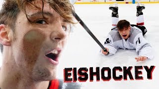 EISHOCKEY gegen PROFIS 😨  Lochi vs Lochi [upl. by Gustav]