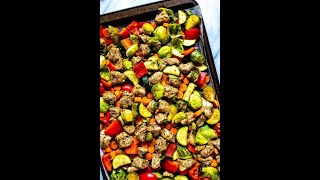 Sheet Pan Balsamic Chicken [upl. by Brindell822]