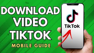 How To Download Video From TikTok App  Simple Guide [upl. by Ised911]