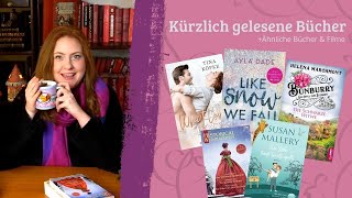 Kürzlich gelesene Bücher  Eiskunstlauf Backen schwarze Witwen amp mehr   Ähnliche Bücher amp Filme [upl. by Aisanahta]