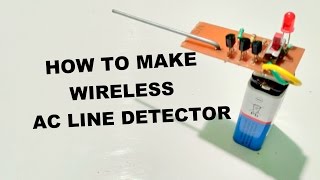 How to make an AC Line detector [upl. by Menzies398]