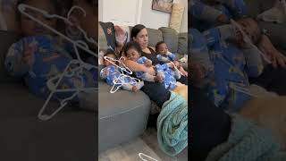 quadruplets babies momlife 4moms momming sahm infants momofmultiples [upl. by Merle]