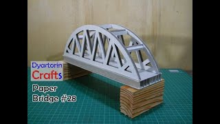 Diy paper bridge [upl. by Aehcsrop]