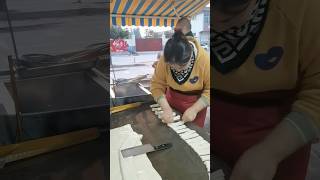 Dough cooking in the Street fast and easy delicious goodness food [upl. by Leavelle]