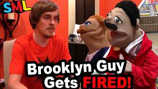 SML Movie Brooklyn Guy Gets Fired Reaction Puppet Reaction [upl. by Walther]